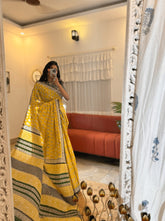 Bagru Handblock Cotton Saree