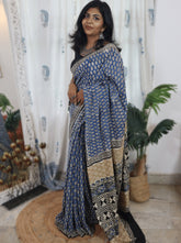 Jaipur Cotton Block Print Bagru Saree