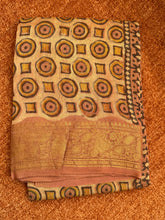 Premium Chanderi Jaipur Block Print with zari Border