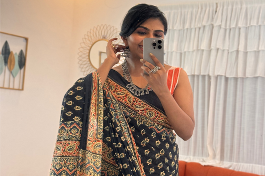 The Allure of Blockprint Sarees