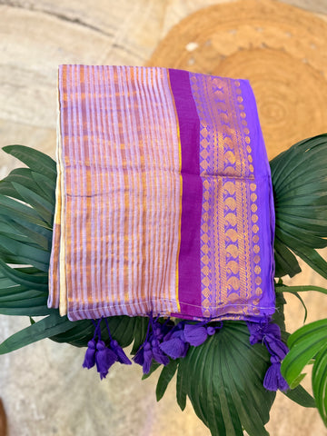🪻 Ishvika ~ Premium Pure Mulcotton saree
