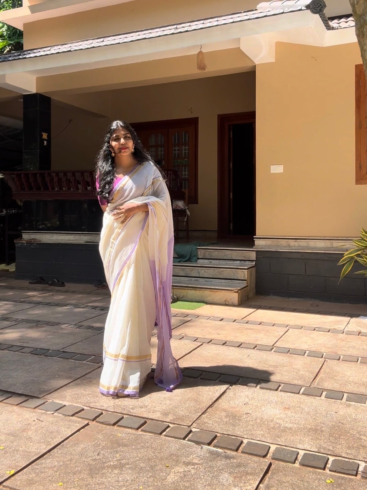 Lila 🪻~ Mul cotton saree