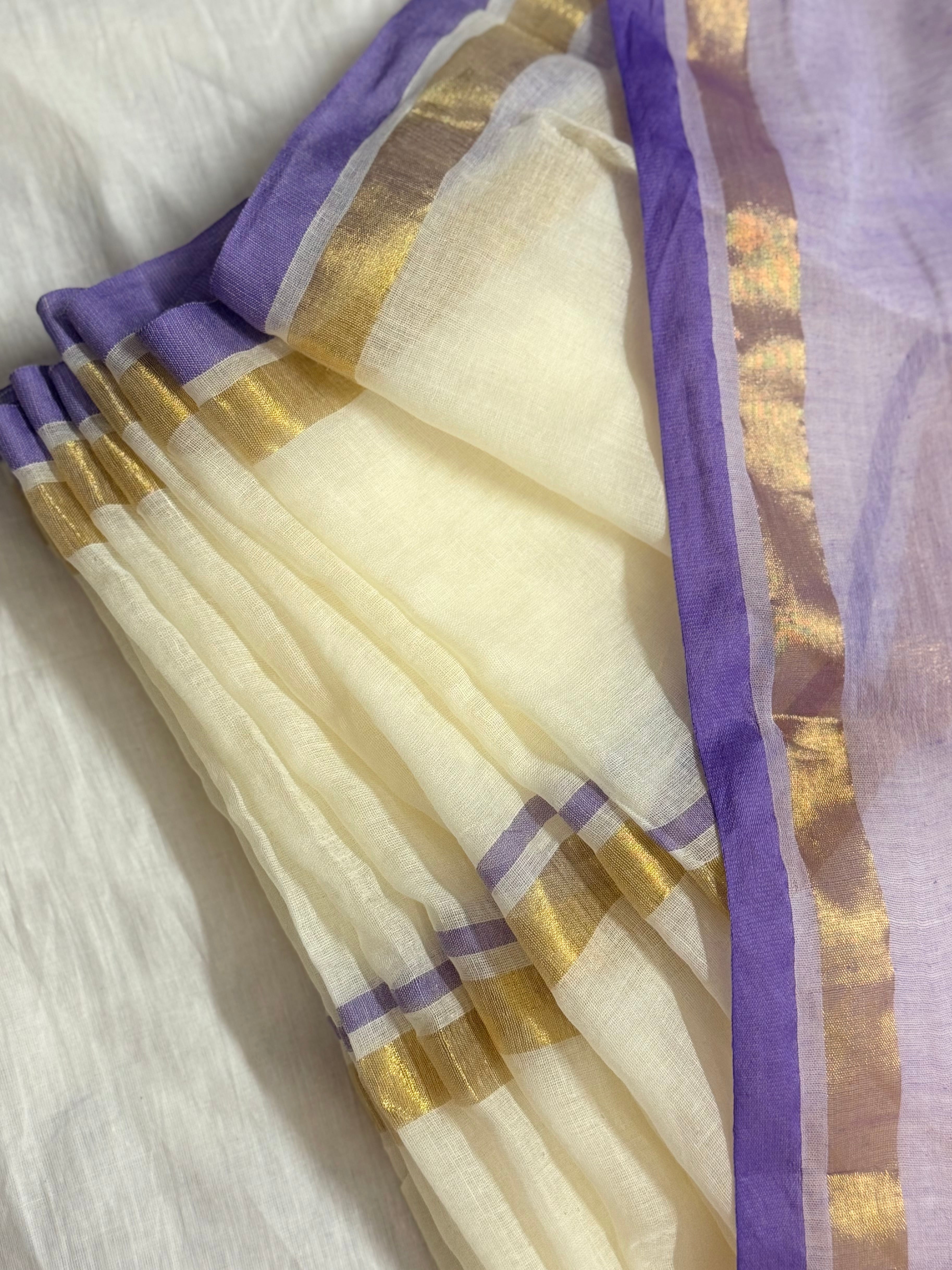 Lila 🪻~ Mul cotton saree