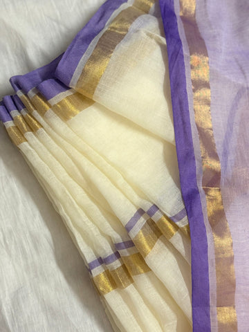 Lila 🪻~ Mul cotton saree