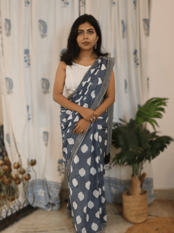 Mulmul Cotton saree