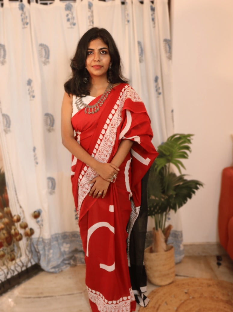 Mulmul Cotton Saree