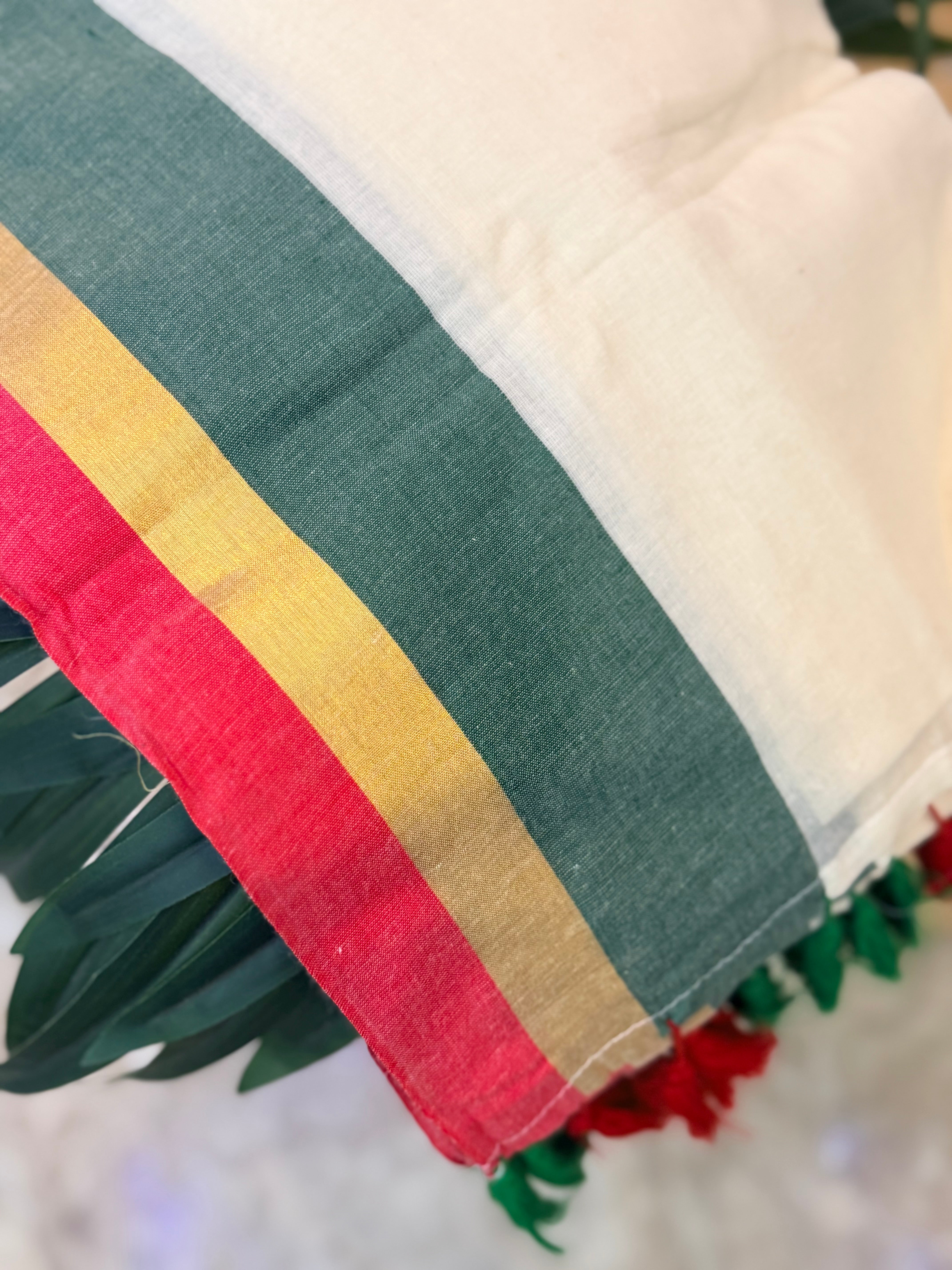 🎍Ambika ~ Mulcotton Saree