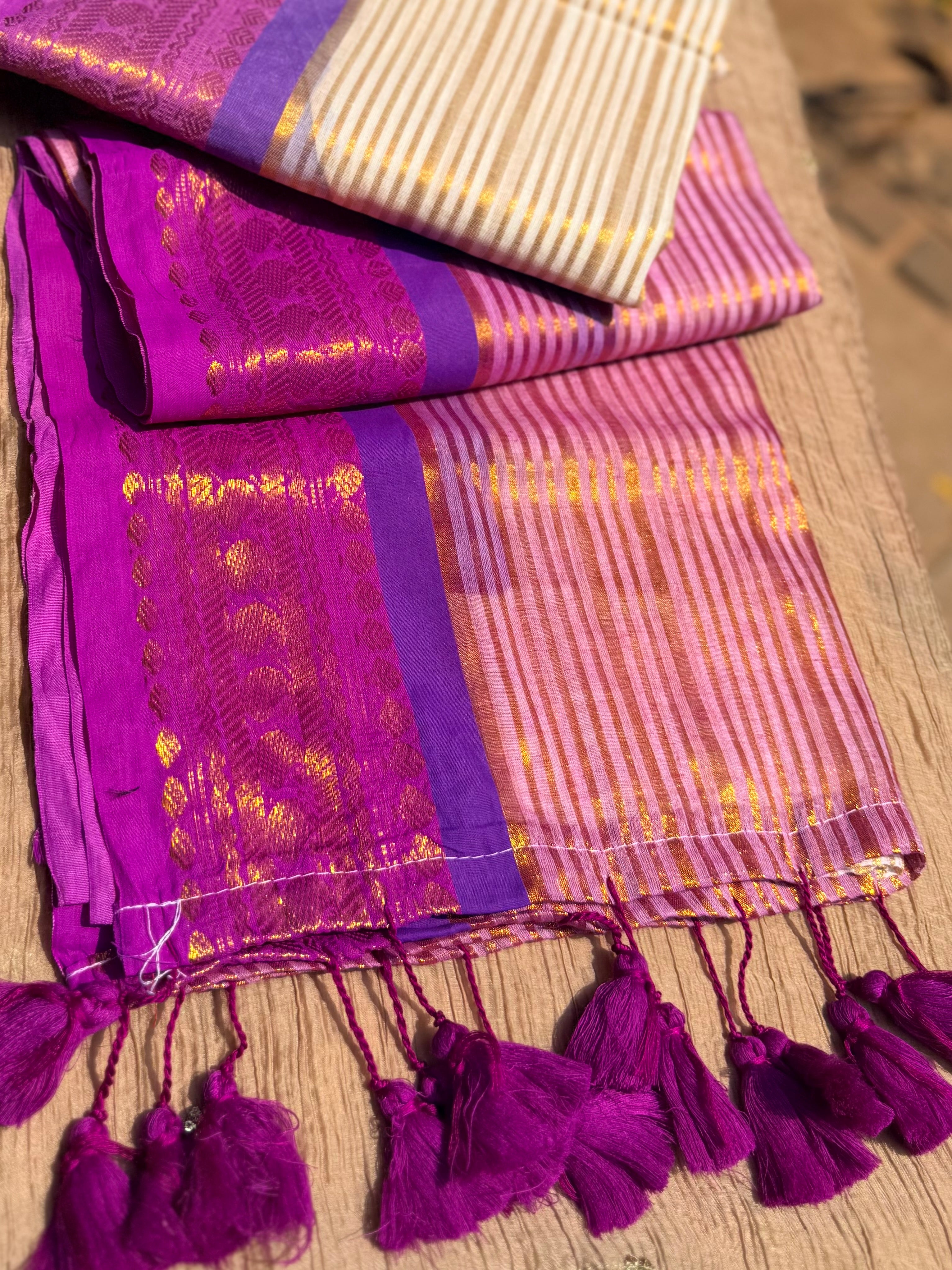 ✨Sadiyah ~ Premium Mulcotton saree ✨