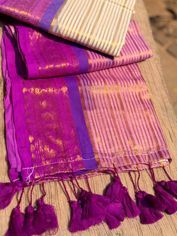 ✨Sadiyah ~ Premium Mulcotton saree ✨