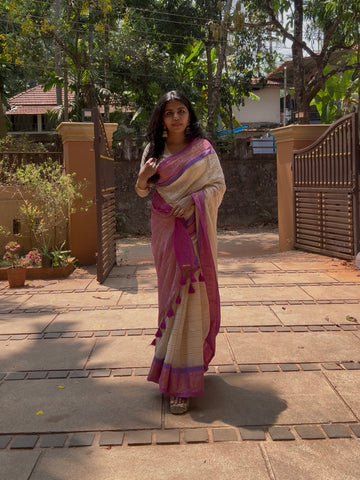 ✨Sadiyah ~ Premium Mulcotton saree ✨