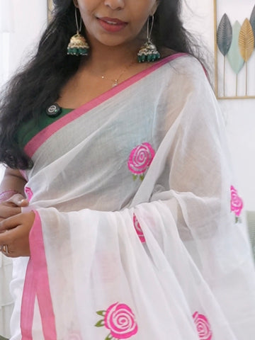 🌹 Juhi ~ Mulcotton Saree